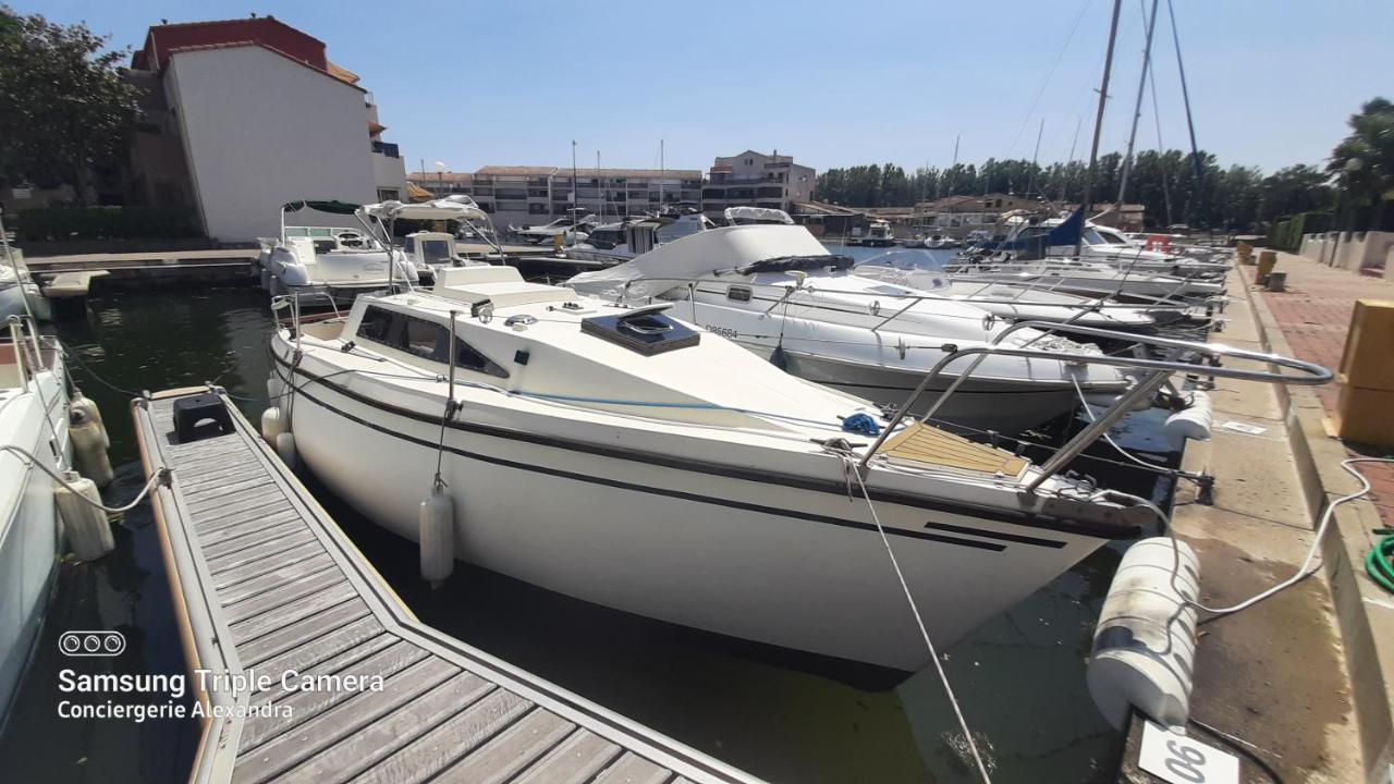 Nuit Insolite A Bord De L'Enata Un Voilier A Quai Sur La Marina De St Cyprien Saint-Cyprien  Buitenkant foto